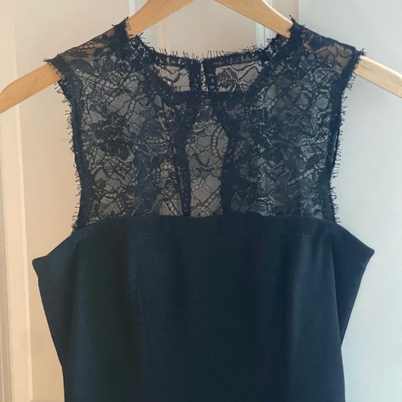 Emilio Pucci Sheath Dress Black Lace Embellishment Sleeveless Exposed Zip Back 6 - Picture 5 of 10